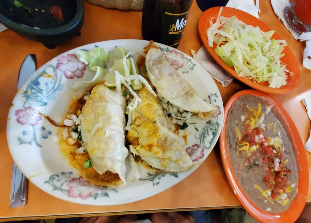 Beef Tacos with Refried Beans