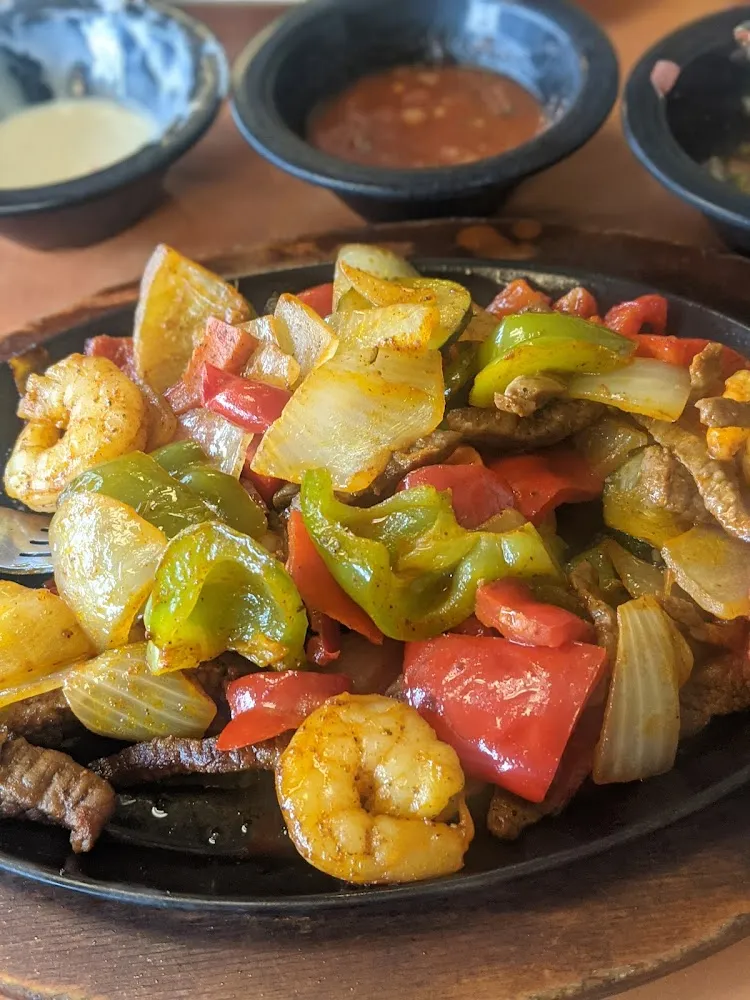 Steak and Shrimp Low Carb Fajita